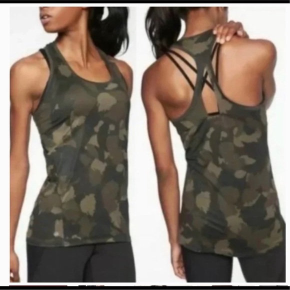 Athleta Limitless Camo Keyhole Tank - Picture 1 of 5